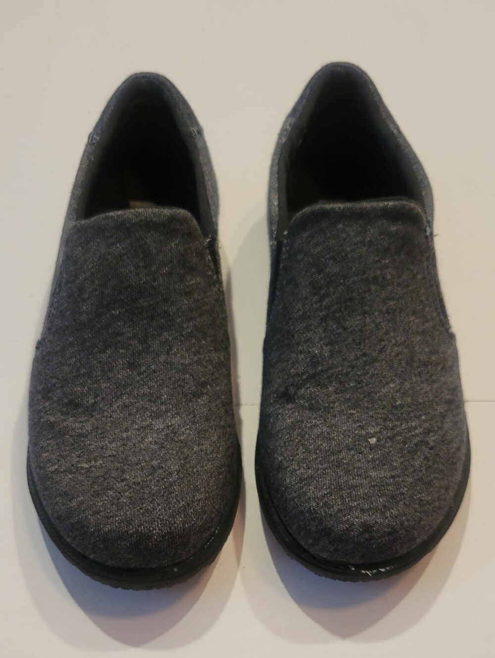 Womens Slip-On Casual Loafers in Dark Gray